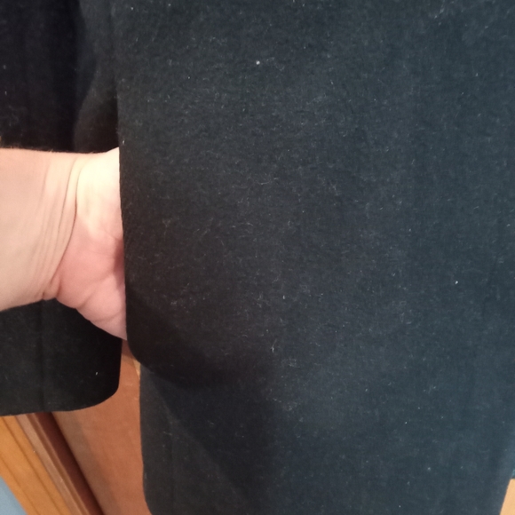 Anne Klein 100% wool black jacket size 10 - Picture 5 of 6